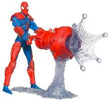 SpiderMan 2010 Series Two 3 3/4 Inch Action Figure Web Blast SpiderMan
