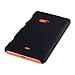 Nokia Lumia 625 Hybrid Rubberized Back Cover Case (Solid Black)