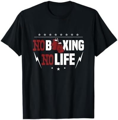 Amazon.com: No Boxing No Life American Man Boxing T-Shirt