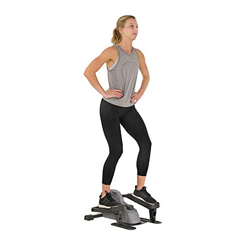 Sunny-Health-Fitness-Portable-Stand-Up-Elliptical-SF-E3908-Gray