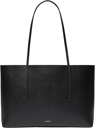 Cabas Sac Femme Foil Logo Pochette Amovible, Noir (Black/Toasted Coconut), Taille Unique