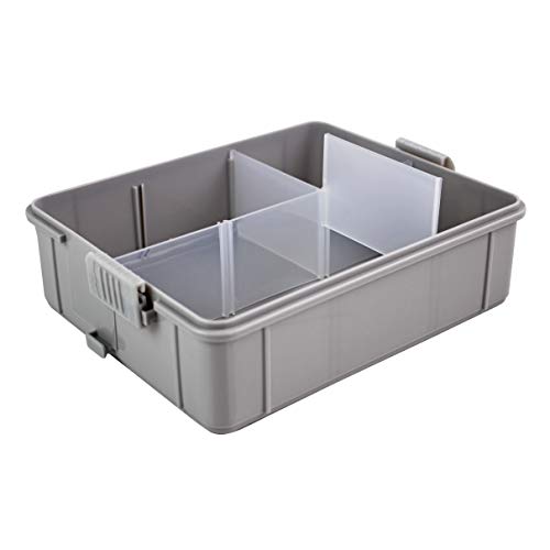 Bins & Things Stackable Toys Organizer Storage Case Compatible with Beyblade, Hot Wheels, Lego Dimentions or Mini Toy Action Figures - Portable Adjustable Box w/Carrying Handle - Thumbnail 4
