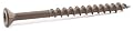 (3500) 8x2 Torx Star Flat Head With Nibs Coarse Thread Exterior W.A.R. Coated Type-17 Deck Screw #138205
