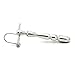 Tear Drop Male Genital Wand, Smooth Surgical Steel Hollow Cum Through Urethral Plug
