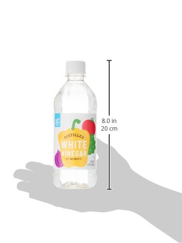 AMAZON SAVER, DISTILLED WHITE VINEGAR, GREAT FOR COOKING AND CLEANING, 16 FL OZ