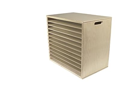 wooden puzzle organizer