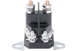 TUYOMEII 117-1197 Solenoid 12V for Toro Timecutter ss5000 z4200 ss4225 ss4235 Parts 4 Terminal 12 Volt Solenoid for Toro 1-51