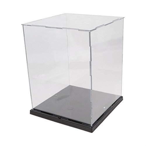 Ekind acrylic model toy display case pvc base