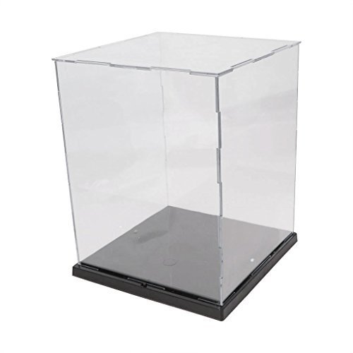 EKIND Acrylic Model Toy Display Case PVC Base