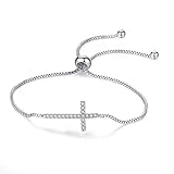 WUSUANED Christian Cross Adjustable Chain Link