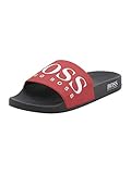 Hugo Boss Boss Green Men's Solar Slide Sandal, Open Red, 44 M EU (11 US)