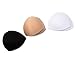 Cabales Smart Cups Bra Inserts 3 Pair in Set (6 Pieces) Black/White/Nude C/D