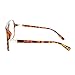 Mens Thin Plastic Nerdy Large Clear Lens Eye Glasses Tortoise