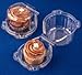 Clear Cupcake Muffin Single Individual Dome Container Box Plastic 25 Pieces