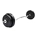 Giantex Barbell Dumbbell Weight Set Gym Lifting Exercise Curl Bar Workout 64 LB
