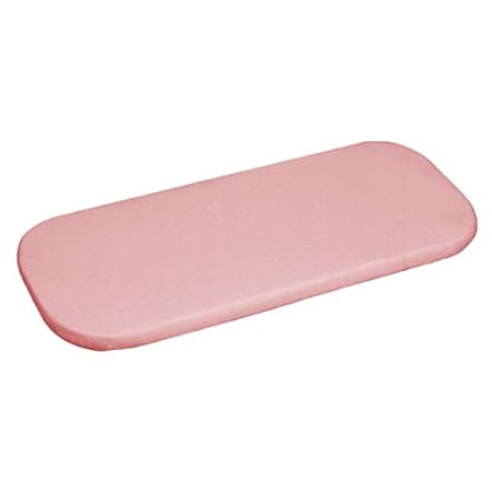 MODHAUS Jersey Spannbettlaken viele Farben 38x80 bis zu 2 bis 5 cm Stärke Kinderwagen (rosa)