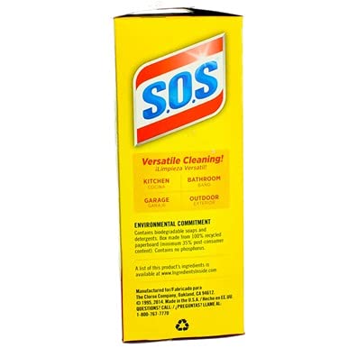 S.O.S. STEEL WOOL SOAP PADS 10 PADS