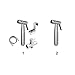 Bidet Toilet Sprayer, Stainless Steel Toilet Handheld Showers Muslim Shattaf Bidet Taps for Personal Hygiene, Toilet Cleaning, Pet Bath, Cloth Diaper, Mop Pool, Washing Machine (Single Sprayer)