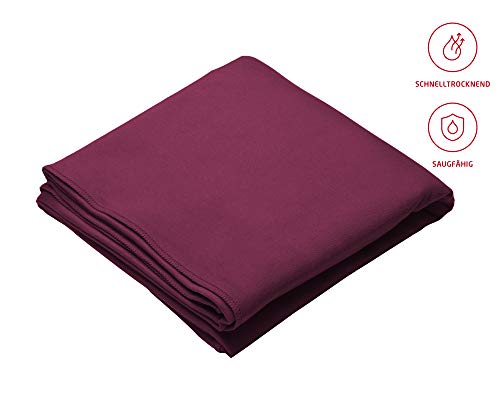 Dream Art 3450 Strandtuch und Badehandtuch (Mikrofaser), schnelltrocknend, platzsparend inkl. atmungsaktiver Netztasche… – Bild 3