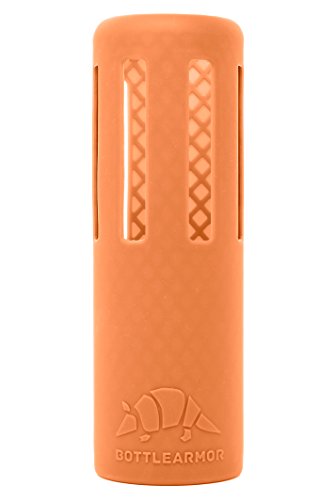 BottleArmor Protective Silicone Sleeve for Hydro Flask Water Bottles with DropShield Technology (Melon, 24 oz)