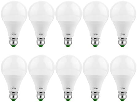 ,E27/E26 LED Bulb AC12 DC 12-24V 9W 5730 SMD Halogen Bulb Replacement Spherical Highlight Light Household Lamp Daylight Bulbs Pack of 10