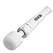 Oopsix Wand Massager Cordless Powerful Personal Body Wand Massager Handheld Electric-10 Pulsation Vibration Portable USB Rechargeable Massager for Women Muscle Aches and Sports Recovery (White)