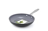 GreenPan Lima 3D I Love Eggs & Pancakes 8 Inch Hard Anodized Non-Stick Dishwasher Safe Ceramic Fry Pan