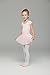 JEE.MDNMD.OO Girls' Flutter Sleeve Skirted Leotard Ballet Pink