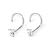 AtoZ Piercing Claw Set 2MM Round CZ Crystal Stone 22G (0.6MM) 925 Sterling Silver Nose Screw