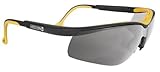 Dewalt DPG55-6C Dual Comfort Silver Mirror High Performance Protective Safety Glasses with Dual-Injected Rubber Frame and Temples