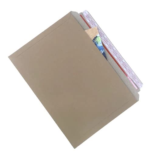 25 Pack C4 (233 X 333 mm | Cardboard Envelopes | Expandable Envelopes| Peel & Seal Letter Envelopes | Envelopes for Postal | Rip & Strip Open | Card Mailers for Royal Mail Large Letter Posting (PIP)