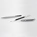 Pentel EnerGel Style Gel Pen, (0.7mm) Medium Line, Silver barrel - BL2007ZABX
