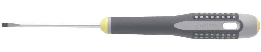 Bahco BE-8010 BHBE-8010 Ergo Screwdriver for Slotted Head Screws, Multi-Colour, 168 mm — image 1