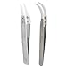 Ceramic Tweezer Set - FEITA Ceramic Precision Tweezers for Electronic Repair, DIY Hobbies - NO MORE BROKEN TIPS! (2-Pcs)