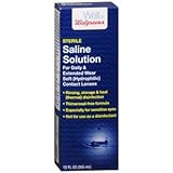 Walgreens Saline Solution, 12 fl oz