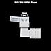 iCreating LED Strip Connectors 2 pin, 10mm LED Light Connectors Kit Includes L Shape LED Connectors for Strip Lights, LED Light Strip Connectors for Adapter, LED Lights Connector with Wire