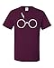 Wild Bobby White Pop Culture Men's Graphic T-Shirt, Maroon, Medium