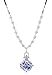 MJartoria Filigree Cage Music Chime Ball Prenatal Education Baby Caller Pregnancy Necklace Royal Blue
