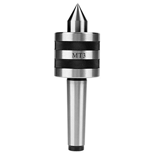 MT3 Center, Live Lathe Center, MT3 Precision Rotary Live Revolving Milling Center Taper Metal Work Lathe Tool, Morse Taper Revolving Turning Live Centre Lathe Tool