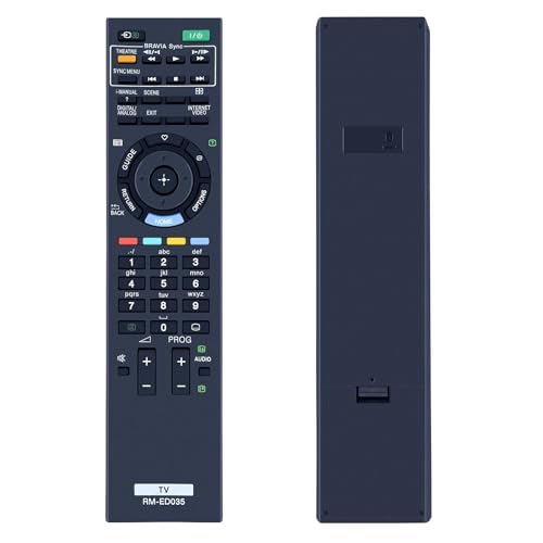 TCNOUMT Ersatz RM-ED035 Fernbedienung kompatibel für Sony Bravia LCD TV KDL-26EX301 KDL-32BX300 KDL-32EX504 KDL-32EX505 KDL-32EX716 KDL-40EX710 KDL-46EX711 KDL-55EX713