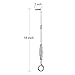 KAMaster 18” Ash Tool Large Ash Poker Big Green Egg Accessories Kamado Grill Joe Ash Removal Tool Ash Rake Cleaning Tools Wood Corner Cleaner Accessories