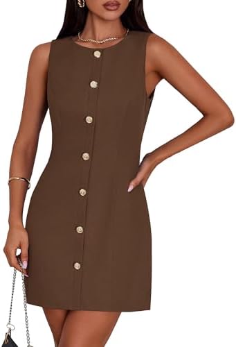 brown work dress women Women's Work Dresses