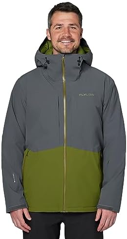 Amazon.com: Flylow, Kane Jacket - Men's, Black/Rye, M : Clothing