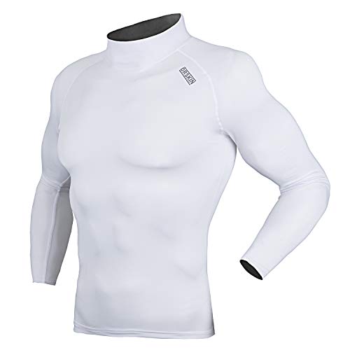 DRSKIN UV Sun Protection Long Sleeve Top Shirts Skins Tee Compression Base Layer (SW-W038, M)