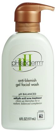 pHisoderm Anti-Blemish Gel Facial Wash-6 oz (Pack of 5)