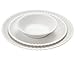 Picnique Reusable Paper Plate Bowl - 6” Diameter - Picnic & Dinner Melamine Bowls for Soup, Salad, or Cereal, Dishwasher Safe, BPA Free - Set of 6 Bowls