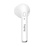 Mini Wirelesss Bluetooth Headset In-Ear Single Left Earbuds 4.1 for Iphone 7 7Plus 6 6s 6s Plus Android Phone(white)