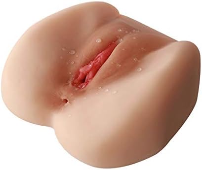 PASSADO Female Dual Channel Men's Environmental Protection TPE Soft Silicone 3D Channel Super Elastic 19919cm (Color : Flesh, Size : 19919cm)