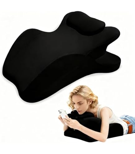 RLXROM Versatile Bed Pillow With Prone Position For Reading - Medium Size, Includes Washable Cover - View #8