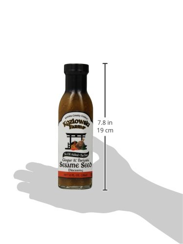 Kozlowski Farms Sesame Seed Dressing, Ginger and Teriyaki, 10.0-Ounce (Pack of 6)